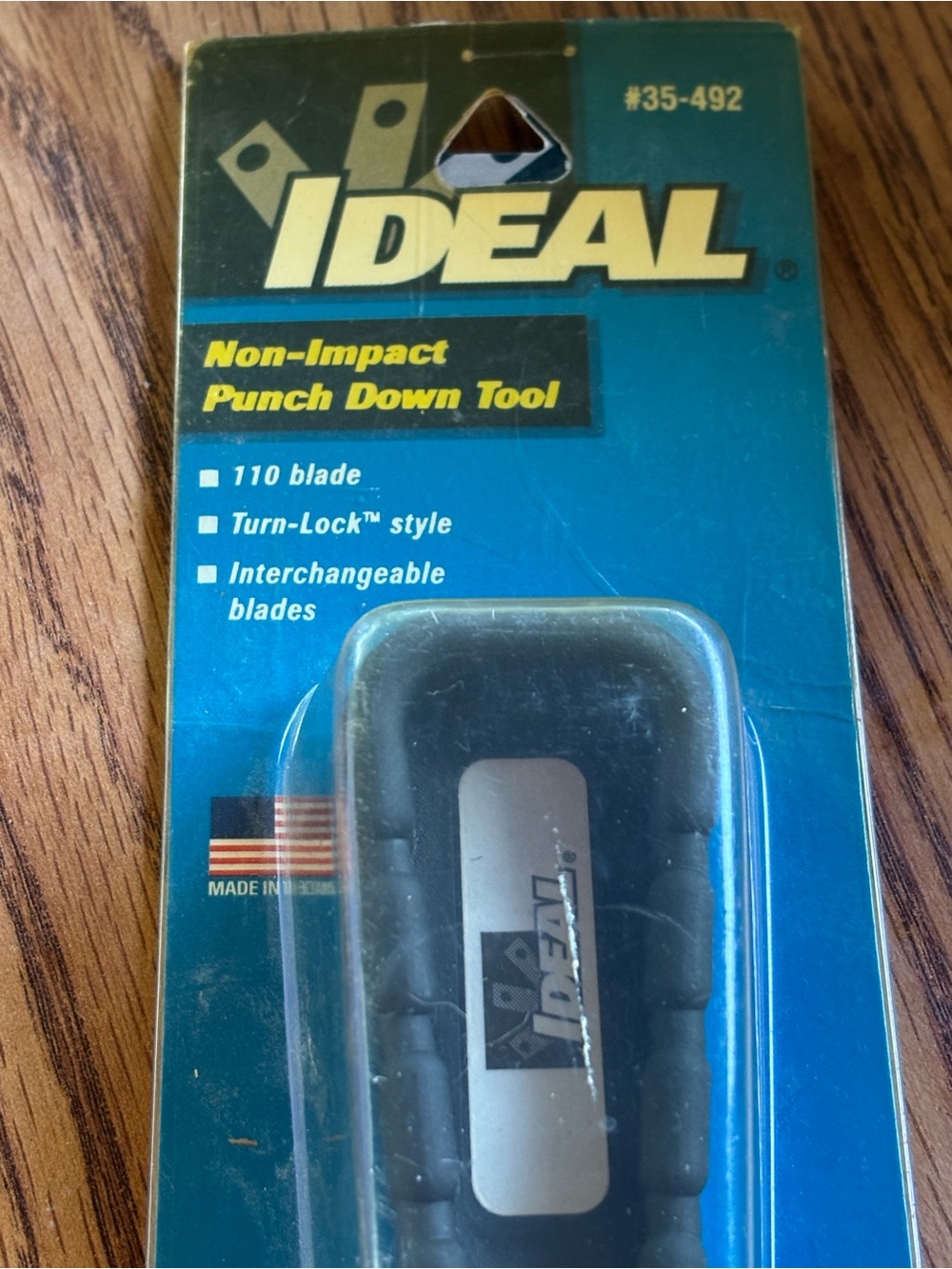 VTG Made in USA Ideal Non-Impact Punch Down Tool - Blue/Black #35-492